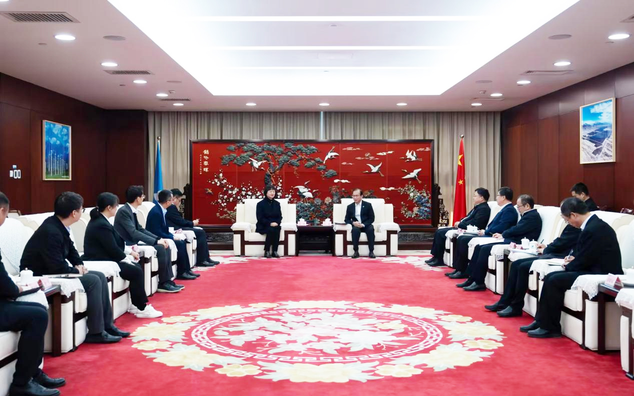 威尼斯9499登錄入口股份董事長(zhǎng)高玲拜訪中國(guó)華電董事長(zhǎng)江毅